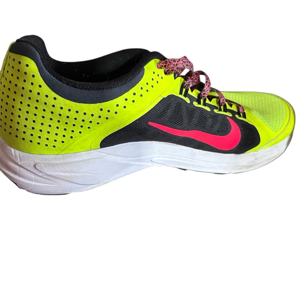 Nike Bright Yellow and Pink Athletic Shoes